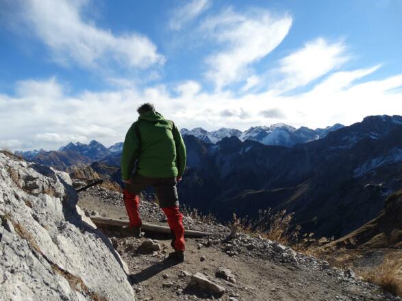 Föhnsturm auf der Kanzelwand