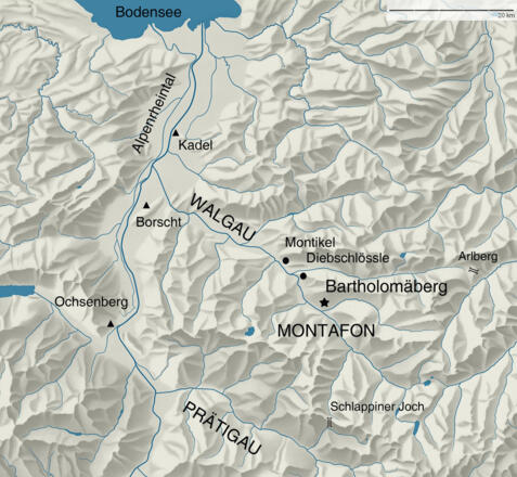 Siedlungsraum Fundorte