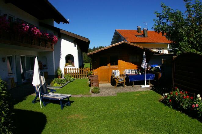 Garten im Gästehaus Wiesenhof