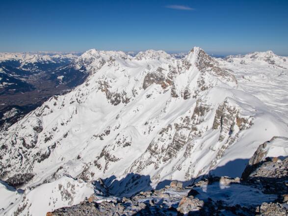Blick in die Südabbrüche des Steinernen Meer.