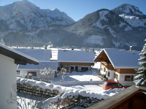 Blick aus der Iseler Winter