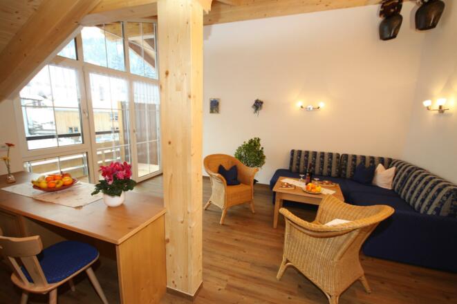 Fewo Enzian Wohnzimmer