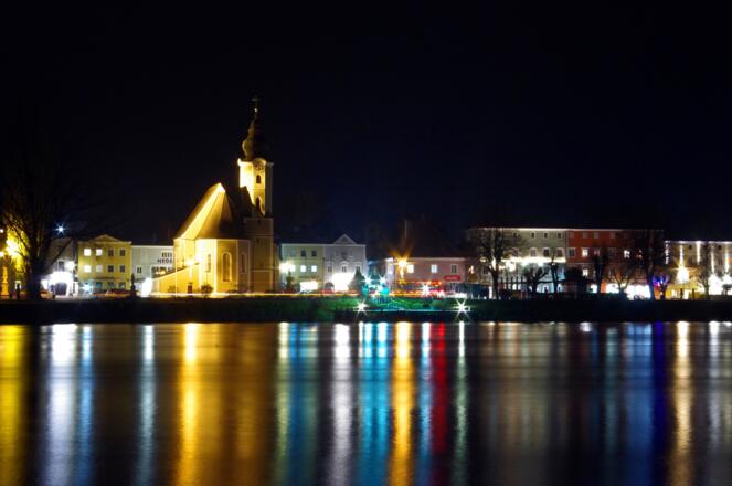 Aschach bei Nacht