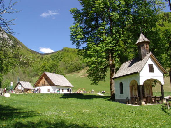 Rosaliakapelle und Jagahäusl im Bodinggraben 