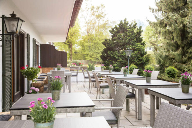 Frühstücksterrasse