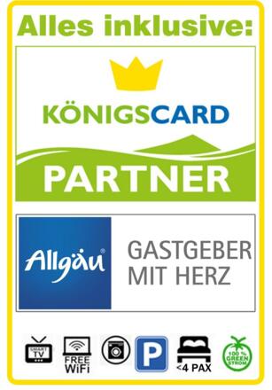 Alpina Füssen Königscard Partner Allgäu Gastgeber