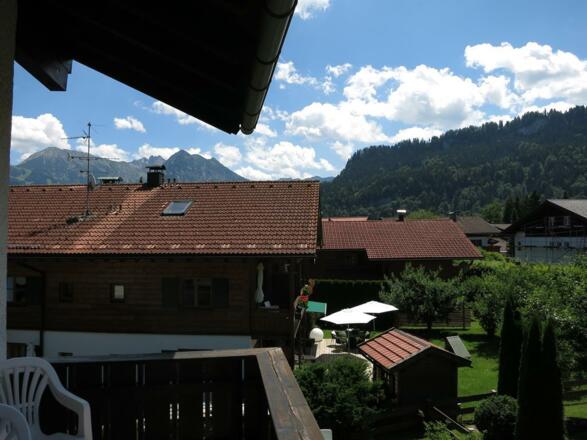 Aussicht vom Südwestbalkon