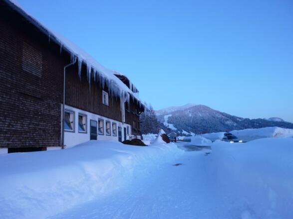 Abendstimmung am Hof