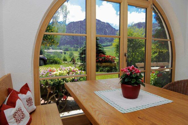 Frühstücksraum mit Ausblick