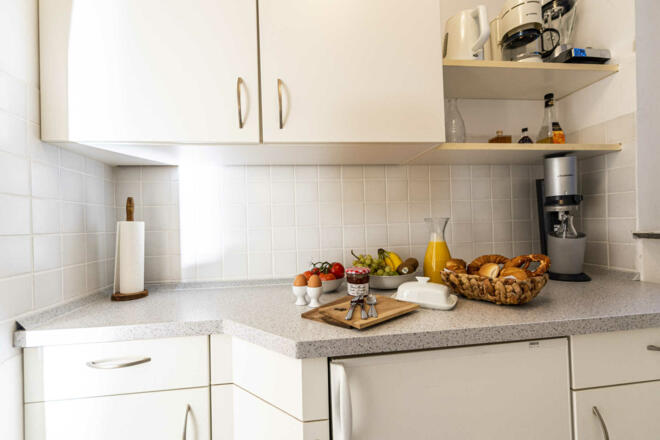 Bestens ausgestattete Küche