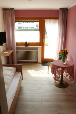 Einzelzimmer, Terrasse