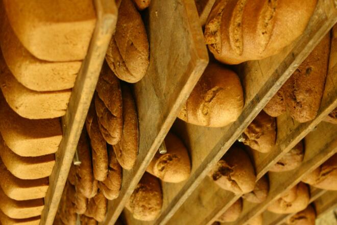 Bio-Brot von der Bäckerei