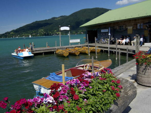 Schifferlverleih an der Seepromenade