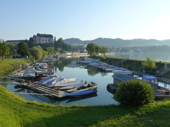 Bootsanlegestelle Sommer