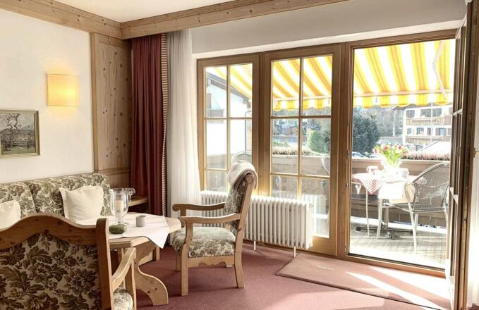 Fewo 10 im Apartmenthaus an der Rottach, Wohnzimmer