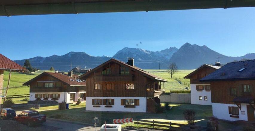Bergzeit Blick vom Balkon