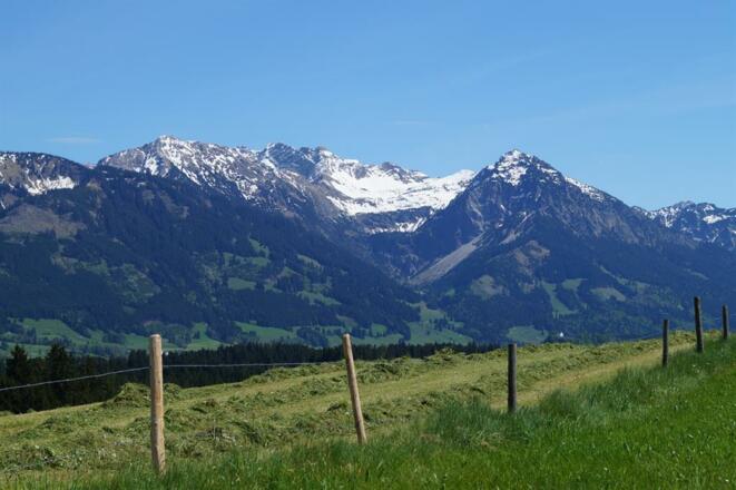 Umgebung Ladschaft Ferienhof Eberle Ofterschwang