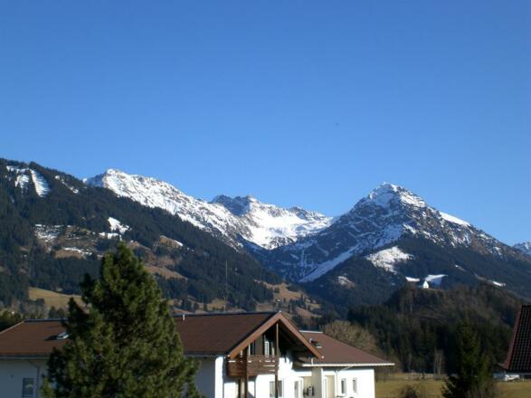 Bergblick auf das Rubihorn