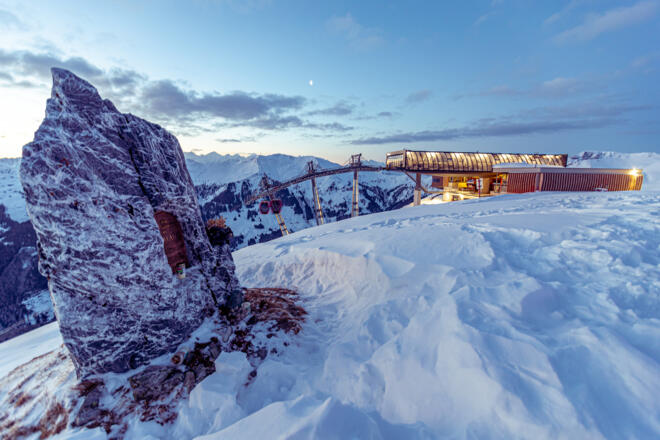Die Bergstation der 12erKogel Bahn