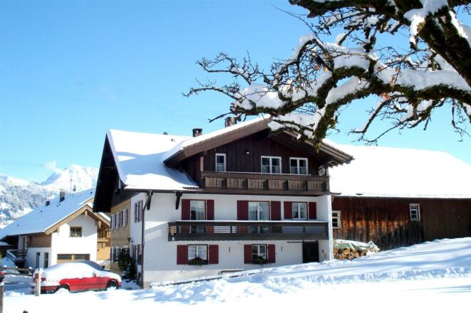 Haus im Winter