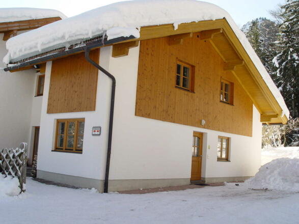 Ferienwohnung Eingang Winter