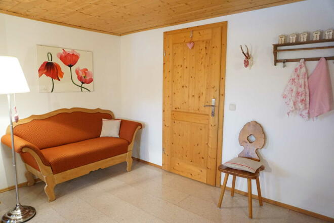 Sofa in der Wohnküche