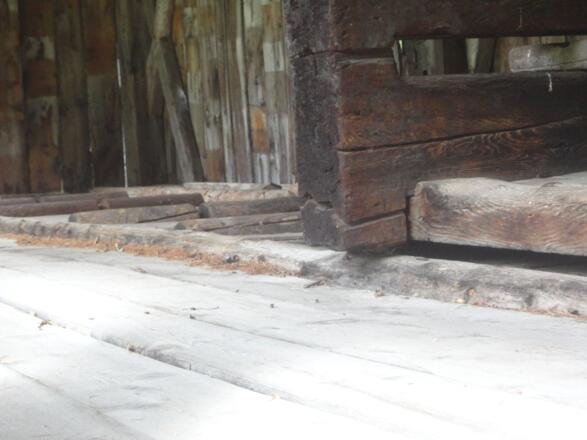 Blick ins innere der Mühle