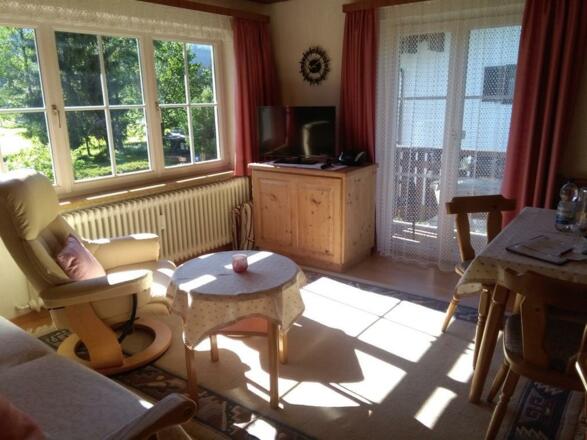 Wohnraum der Ferienwohnung Lang