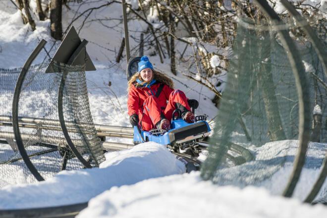 Lucky Flitzer im Winter