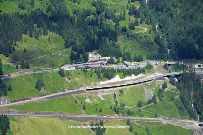 Felbertauernstrasse vom Wildenkogelweg