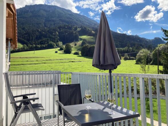 Blick vom West-Balkon