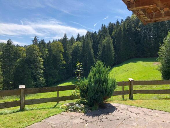 Ausblick von der Terrasse