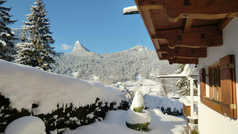 Aussicht vom Haus auf den Leonhardstein