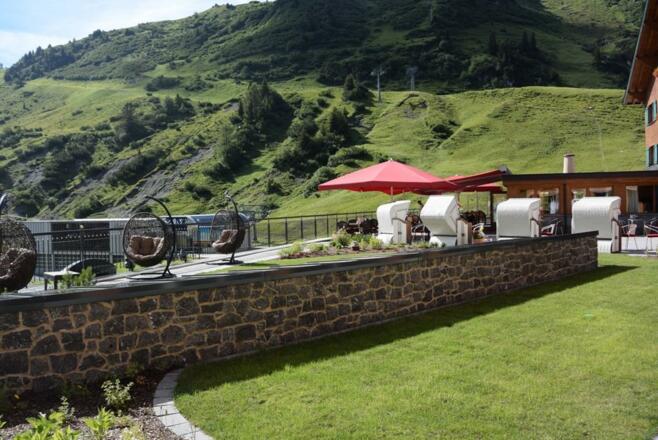 Panorama-Gartenanlage