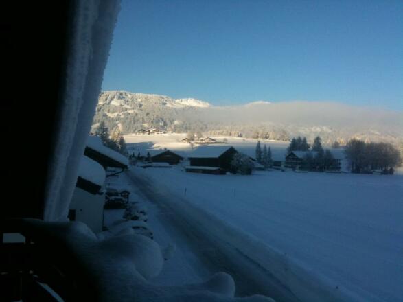 Blick auf die Hörner