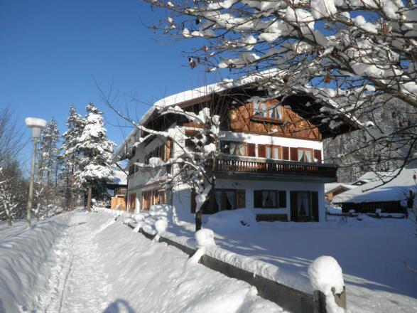 Gästehaus Winkler im Schnee