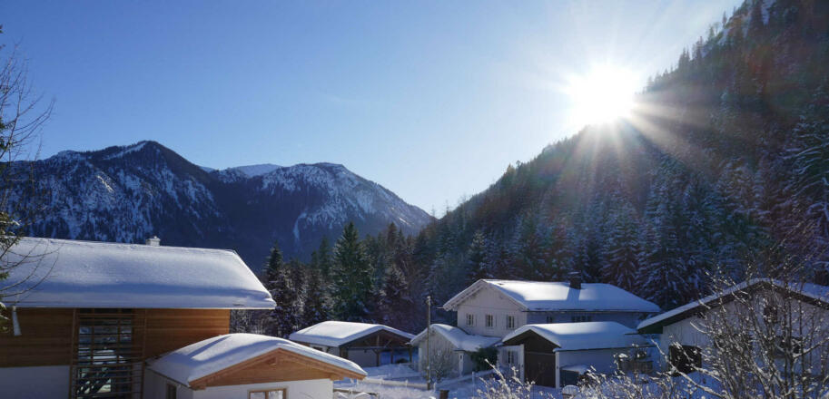 Fewo OG: Blick vom Frühstückstisch