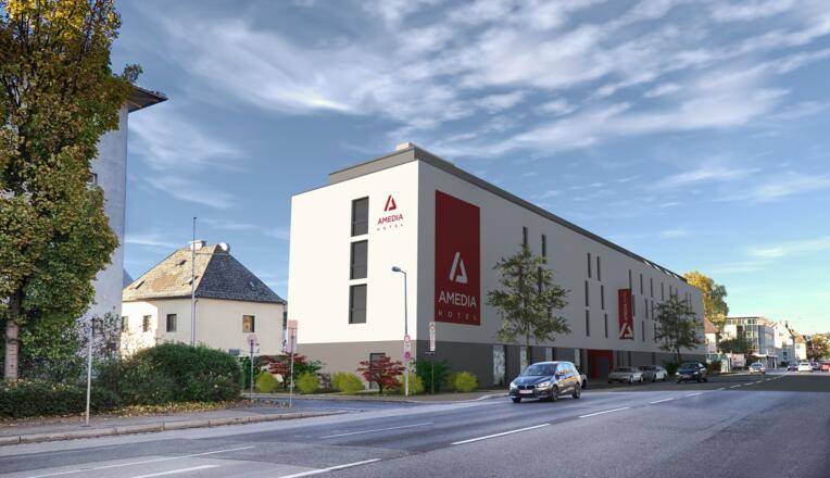 Amedia Hotel Linz Aussenansicht