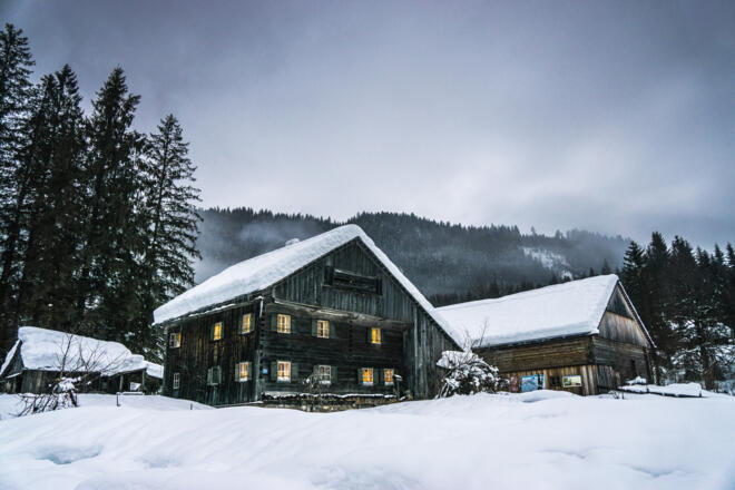 Heimatmuseum im Winter