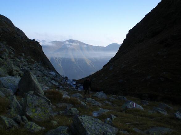 Felsdurchlass vom Kar aus