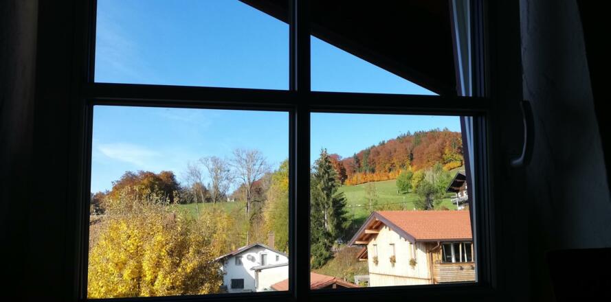 Aussicht Badezimmer zum Malerwinkel