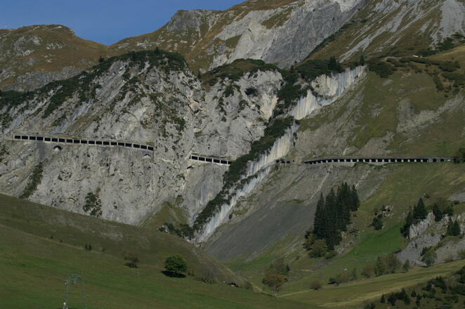 Flexenpassstraße, Galerien