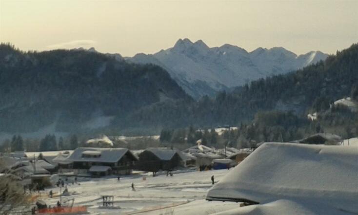 Zimmerausblick zum Dorflift
