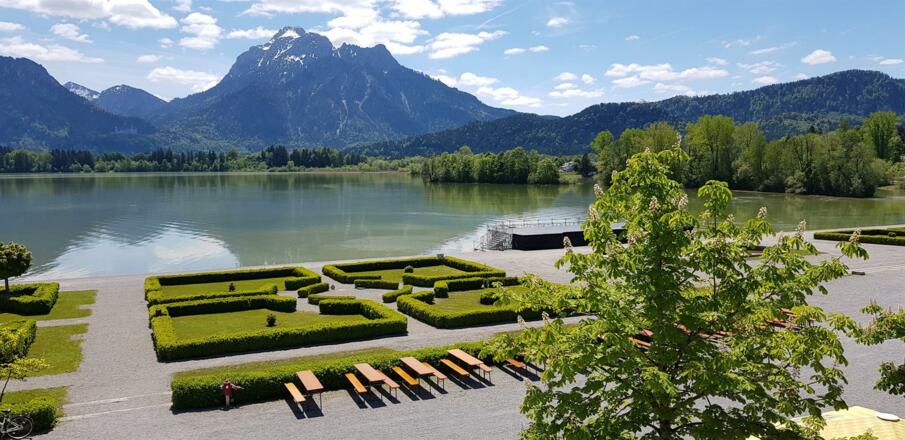 Herrlicher Ausblick Festspielhausgarten