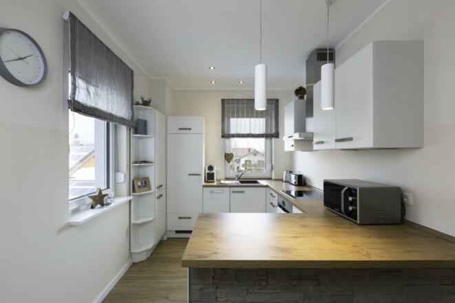 Top ausgestattete Küche