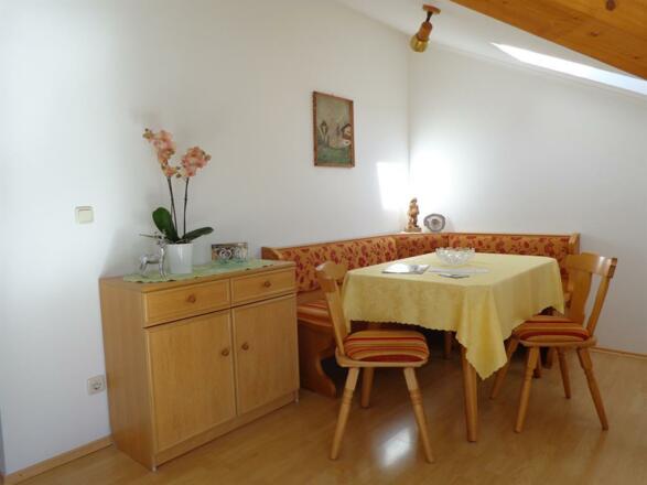 Essecke in der Fewo Hilbrand