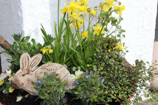 Osterdeko im Landhaus Ücker