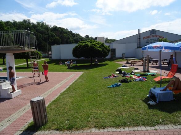 Freibad Mauthausen im Juni 2019