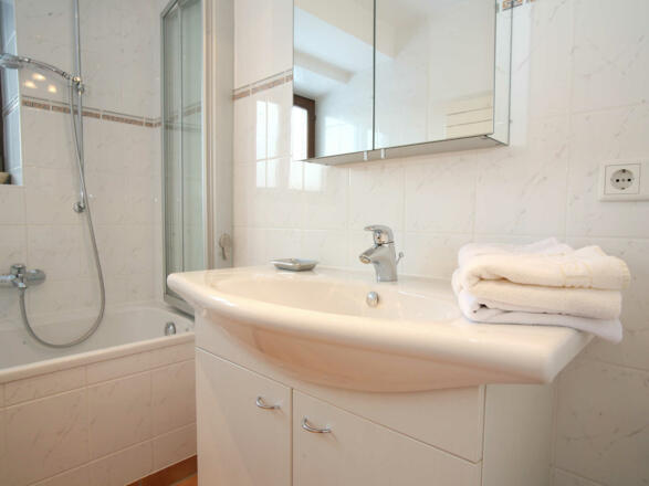 Ferienwohnung Buchsgarten - Bad