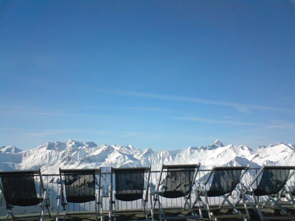 Terrasse am Walmendingerhorn